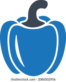 Capsicum pepper icon vector illustration 