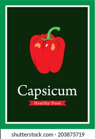 capsicum poster illustration