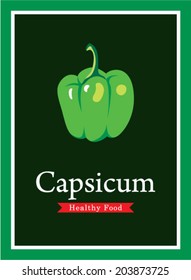 capsicum poster illustration