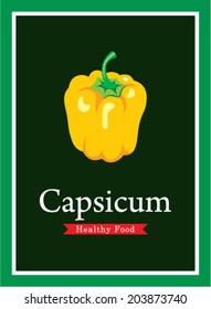 capsicum poster illustration