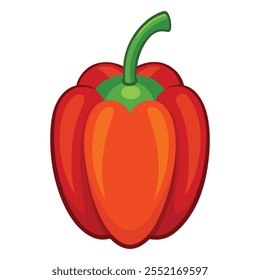 Capsicum y Pimienta Dulce con Vector