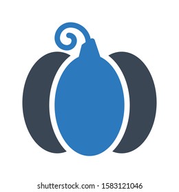 capsicum vector glyph color icon 