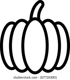 capsicum Vector illustration on a transparent background. Premium quality symbols. Glyphs  vector icon for concept and graphic design.