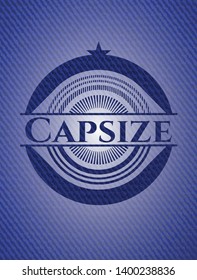 Capsize jean background. Vector Illustration. Detailed.