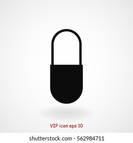 capsul icon, vector best flat icon  EPS