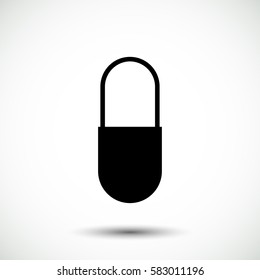capsul icon, vector best flat icon  EPS