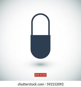 capsul icon, vector best flat icon  EPS