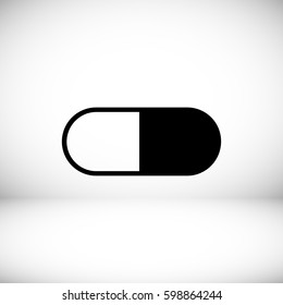 capsul icon vector best flat icon EPS