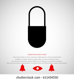 capsul icon, vector best flat icon  EPS