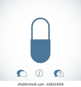 capsul icon, vector best flat icon  EPS