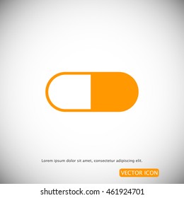 capsul icon,vector best flat icon,EPS