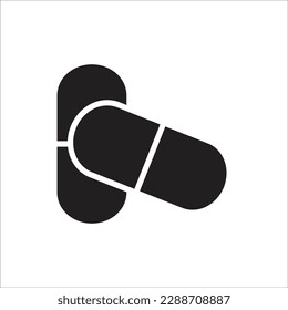 icono de nueva línea de cápsula vectorial