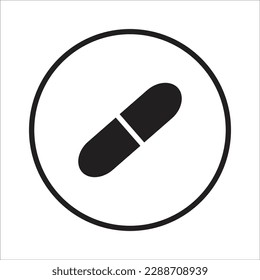 capsul line new vector icon