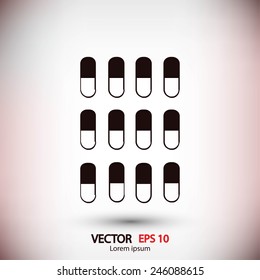 capsul vector icon