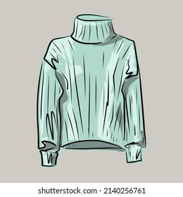 Capsule basic wardrobe for a woman. Minimalism. Fashion. Big cupboard. Wardrobe with a set of clothes on hangers and bags. Isolated vector objects.
