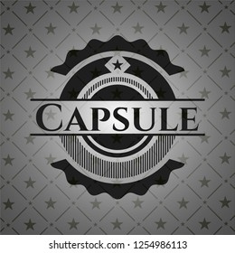 Capsule black badge