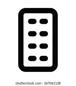 Capsule Bold Line Vector Icon