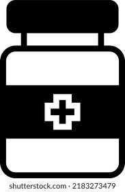 The capsule bottle is a container for medicine