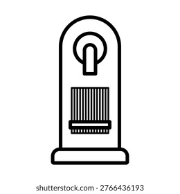 capsule coffee machine icon outline illustration