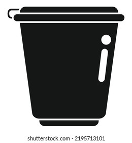 Capsule cup icon simple vector. Espresso cup. Aroma strong