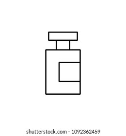 capsule of drugs icon. Element of simple web icon with name for mobile concept and web apps. Thin line capsule of drugs icon can be used for web and mobile on white background