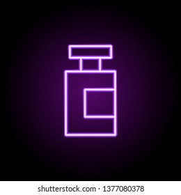 capsule of drugs neon icon. Elements of web set. Simple icon for websites, web design, mobile app, info graphics