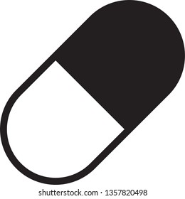 capsule flat icon
