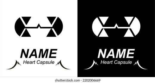 La cápsula tiene el logotipo de latido cardíaco