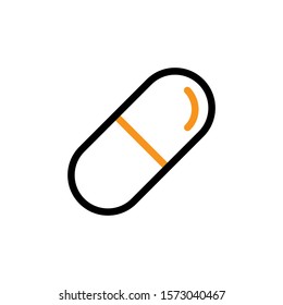 capsule iccon design template trendy