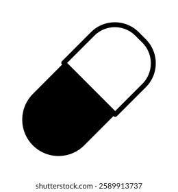 capsule icon color editable on white background