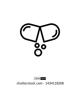 Capsule icon, design inspiration vector template for interface and any purpose