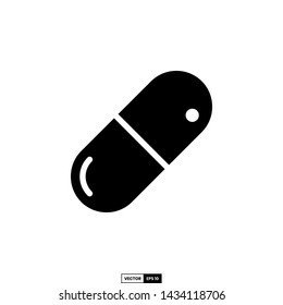 Capsule icon, design inspiration vector template for interface and any purpose
