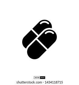 Capsule icon, design inspiration vector template for interface and any purpose