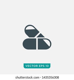 Capsule Icon Design, Vector EPS10
