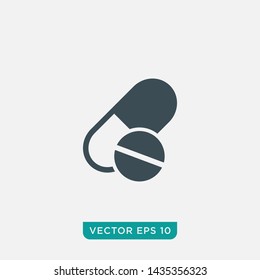 Capsule Icon Design, Vector EPS10