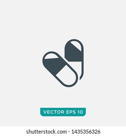 Capsule Icon Design, Vector EPS10