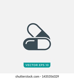 Capsule Icon Design, Vector EPS10