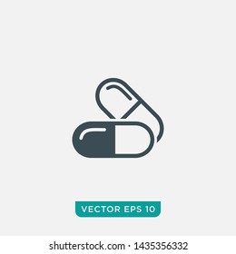 Capsule Icon Design, Vector EPS10