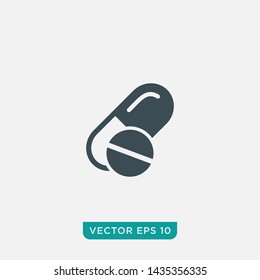 Capsule Icon Design, Vector EPS10