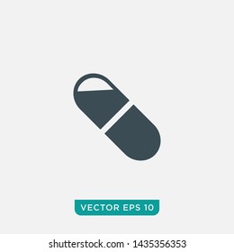 Capsule Icon Design, Vector EPS10