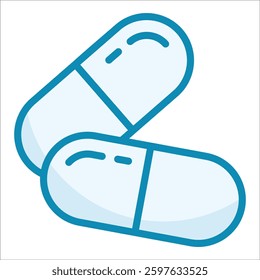 Capsule Icon Element For Design