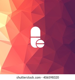 capsule icon flat, capsule icon picture, capsule icon vector
