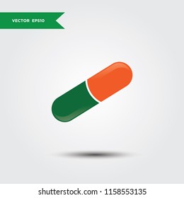 capsule icon graphic template