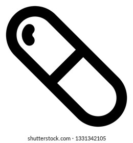 Capsule icon Line style