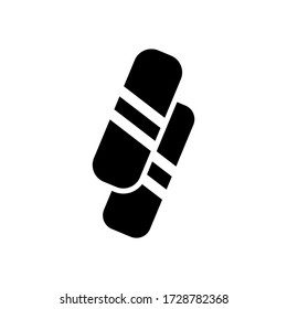 capsule icon or logo isolated sign symbol vector illustration - high quality black style vector icons
