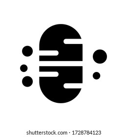 capsule icon or logo isolated sign symbol vector illustration - high quality black style vector icons
