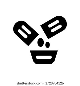 capsule icon or logo isolated sign symbol vector illustration - high quality black style vector icons
