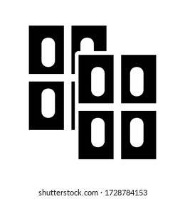icono de la cápsula o logotipo símbolo de signo aislado ilustración vectorial - iconos vectoriales de estilo negro de alta calidad
