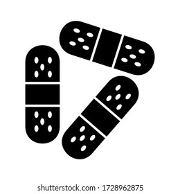 capsule icon or logo isolated sign symbol vector illustration - high quality black style vector icons
