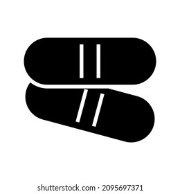 icono de la cápsula o logotipo símbolo de signo aislado ilustración vectorial - iconos vectoriales de estilo negro de alta calidad
